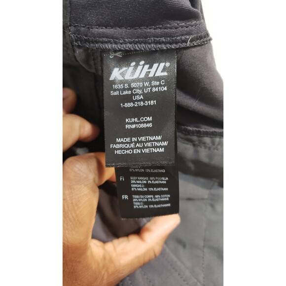 Kuhl Shorts Radikl Gray Shorts Outdoor Hiking Pockets #5268 Sz 40 19F - Picture 9 of 11